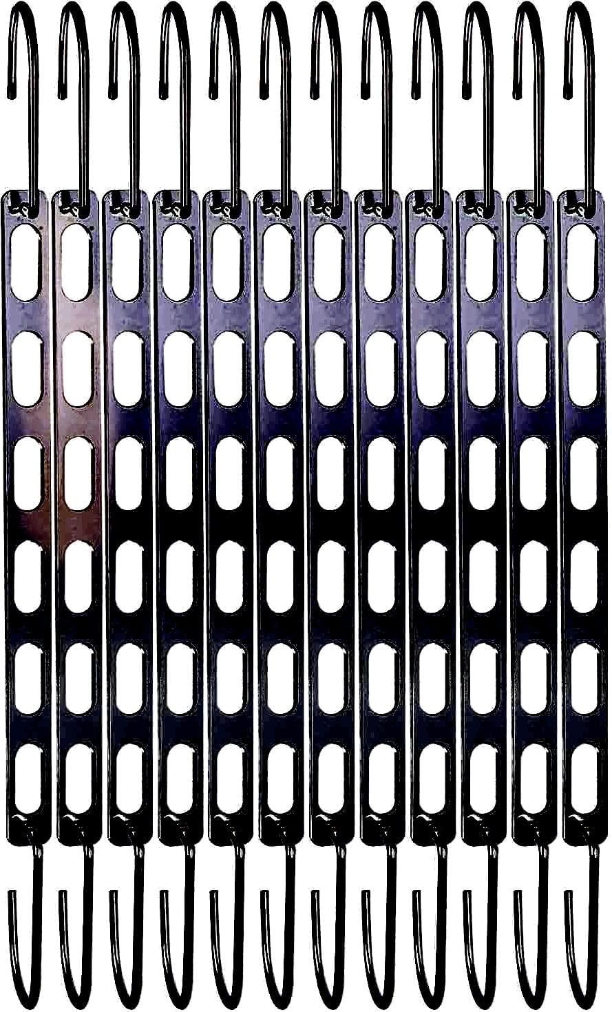 12 Pack Space Saving Hangers for Clothes - Real Life Co