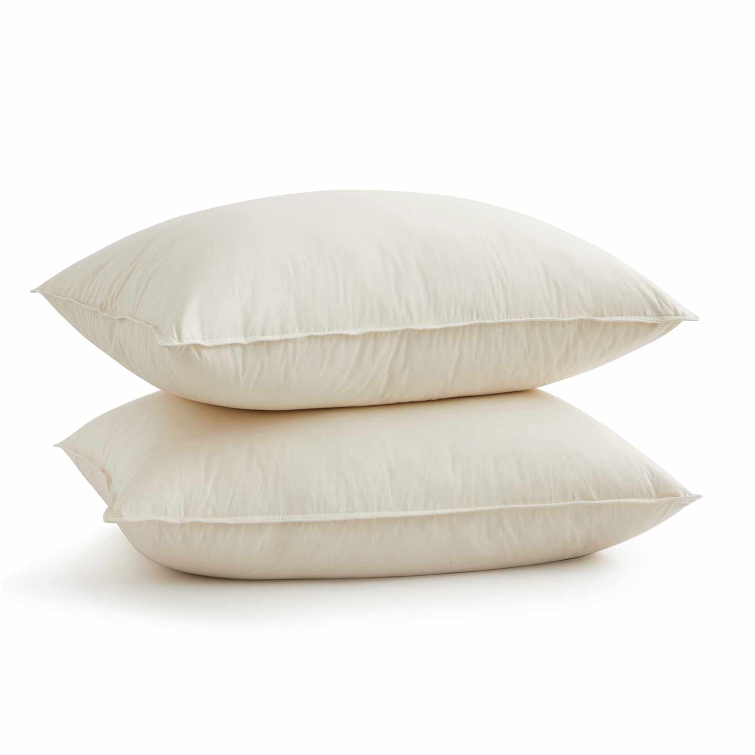 Toby 2 Pack Organic Cotton Down Feather Pillows