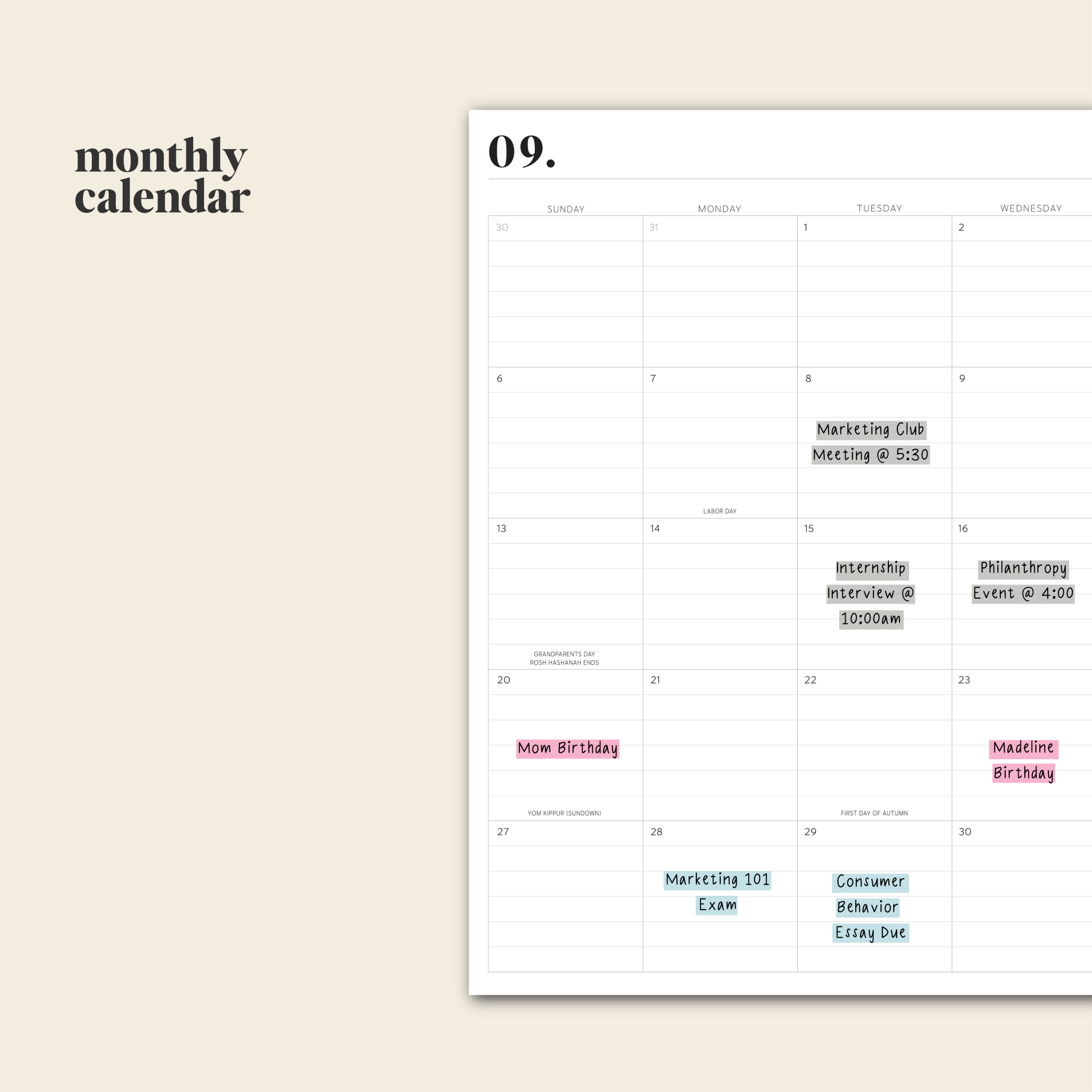 2026 College Planner - Real Life Co.