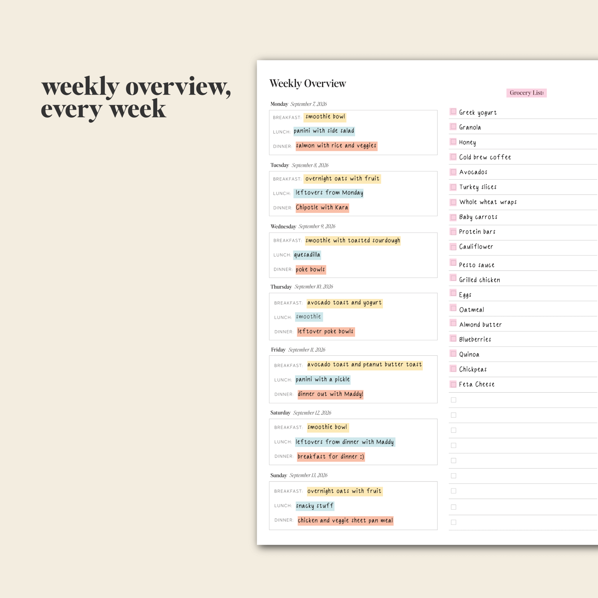 2026 College Planner - Real Life Co.