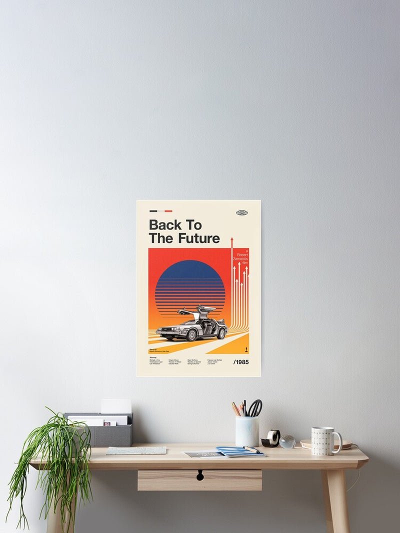 Back to the Future Vintage Movie Poster - Real Life Co