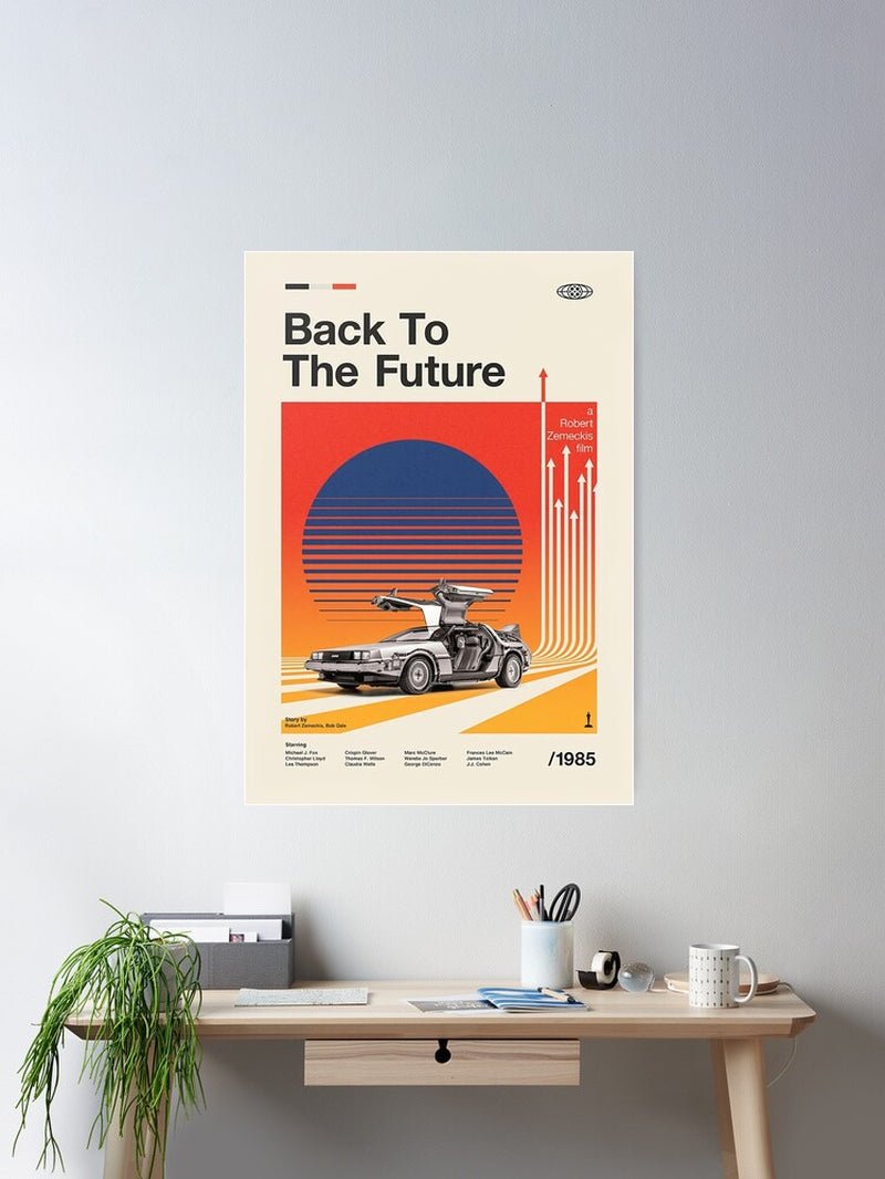 Back to the Future Vintage Movie Poster - Real Life Co