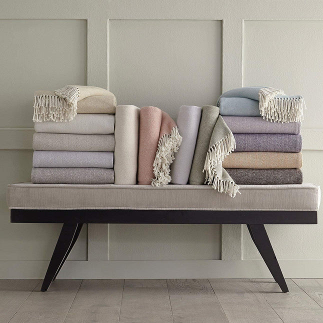 Celine Herringbone Throw Blanket
