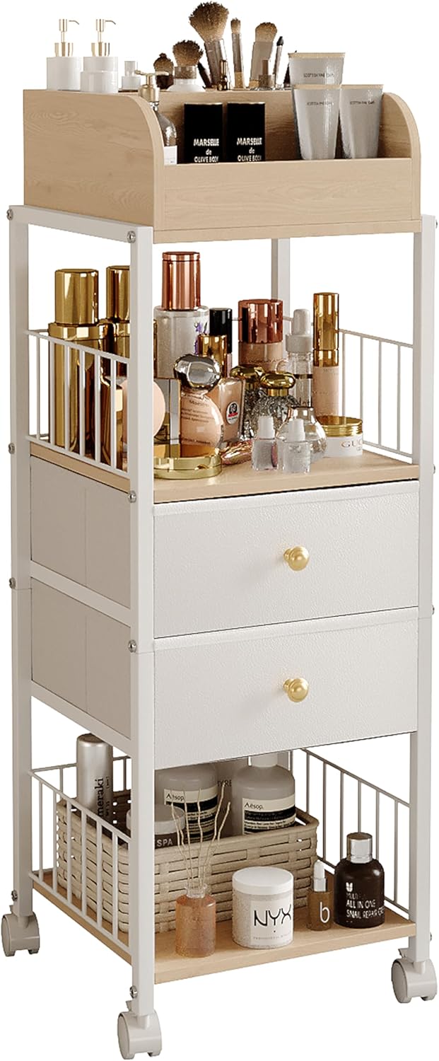 Chloe Makeup Organizer Cart - Real Life Co
