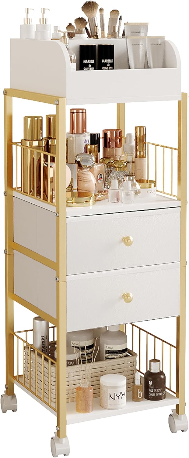 Chloe Makeup Organizer Cart - Real Life Co