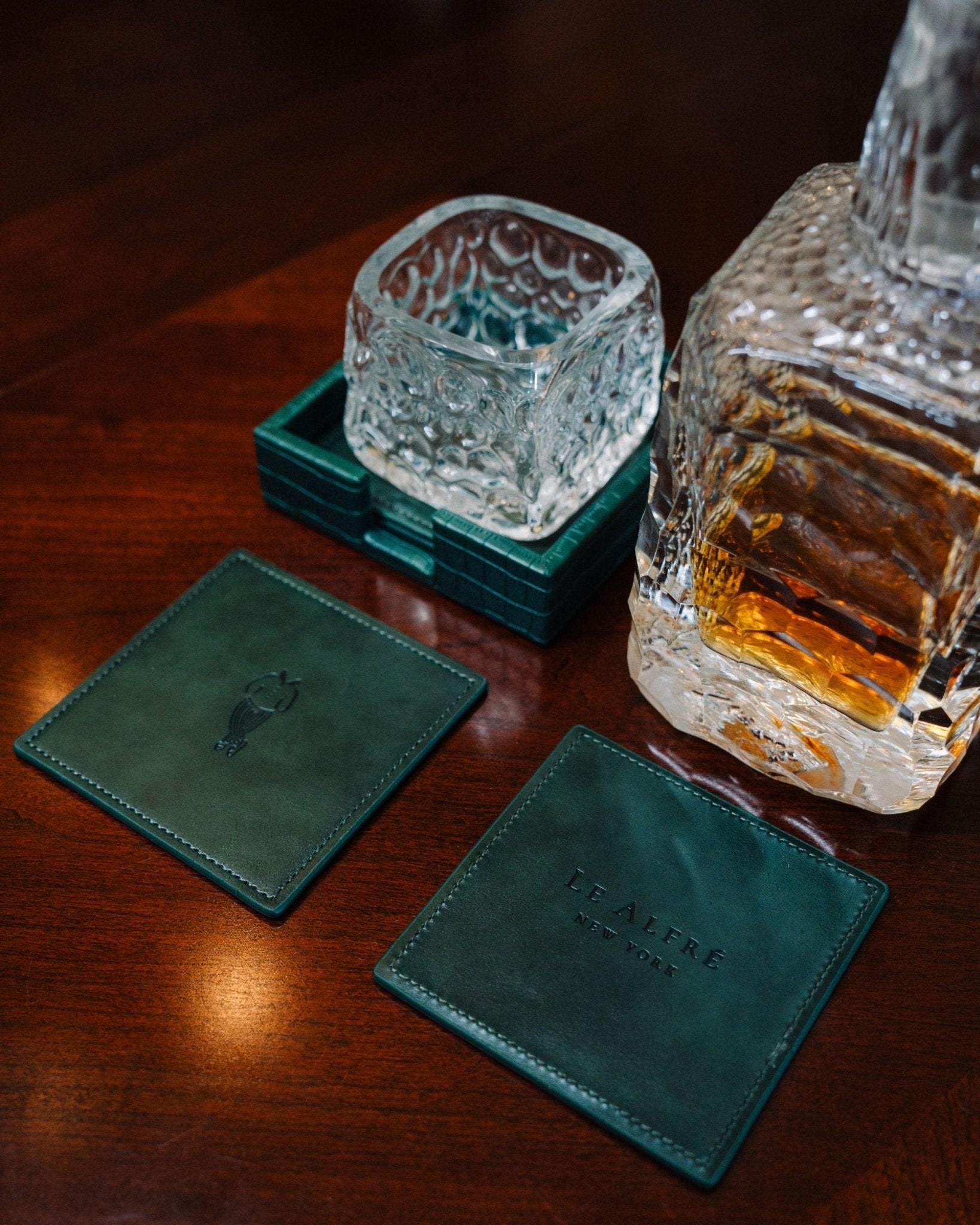 Coaster Set with Holder - Real Life Co.