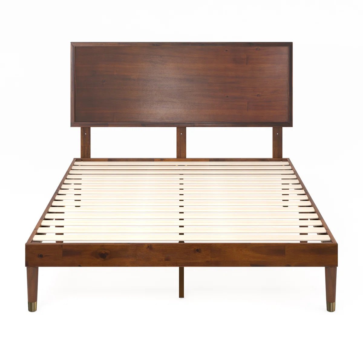 Contemporary Modern Solid Wood Platform Bed - Real Life Co.