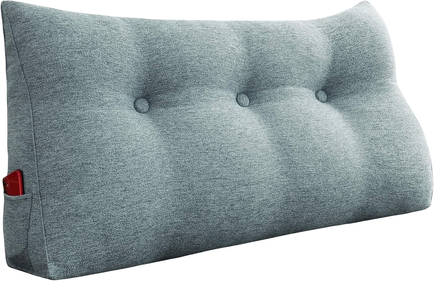 Dusty Blue Wedge Pillow / TWIN - Real Life Co