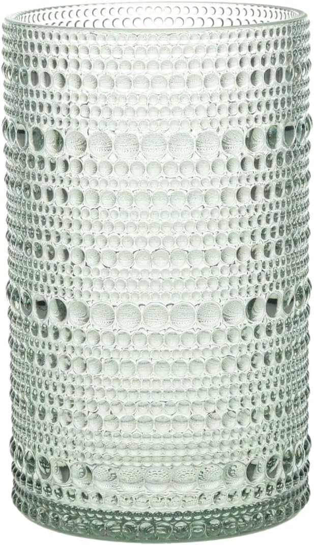 Hobnail Plastic Beverage Cocktail Glass 4 Pack, 10.5 Ounce - Real Life Co