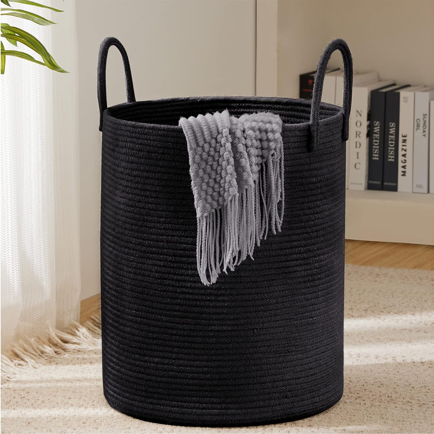 Jute Rope Laundry Hamper - Real Life Co