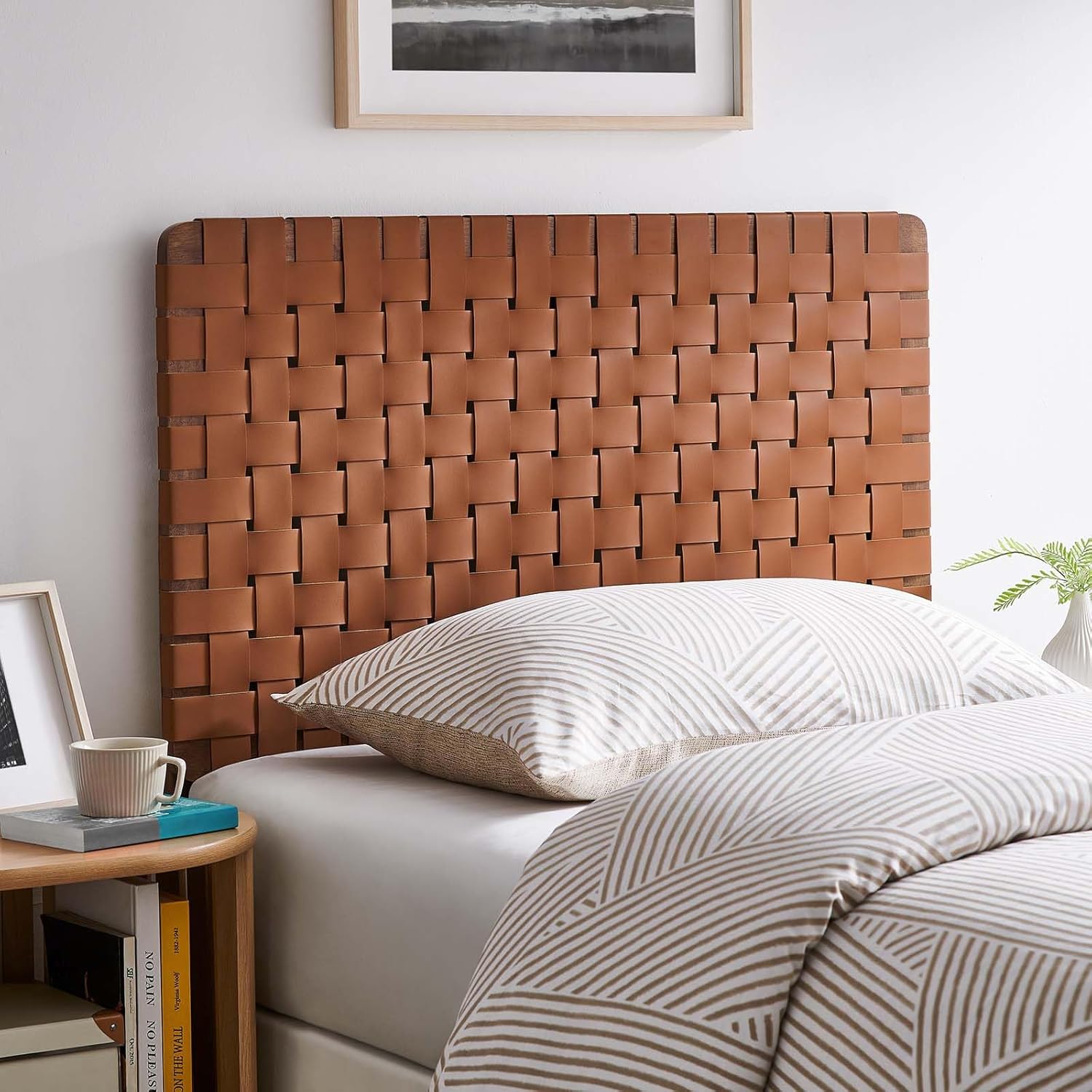 Leather Weave Headboard