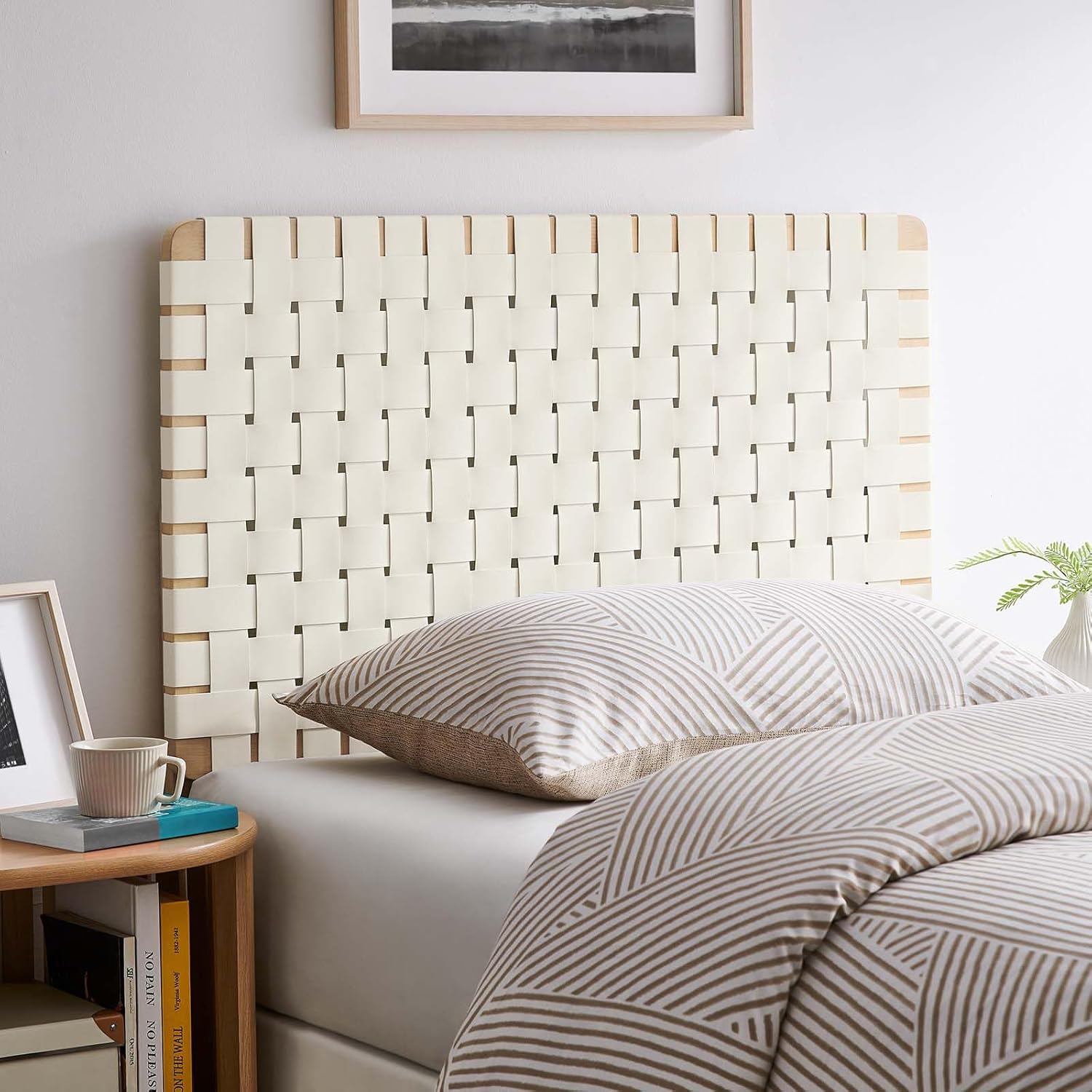 Leather Weave Headboard - Real Life Co