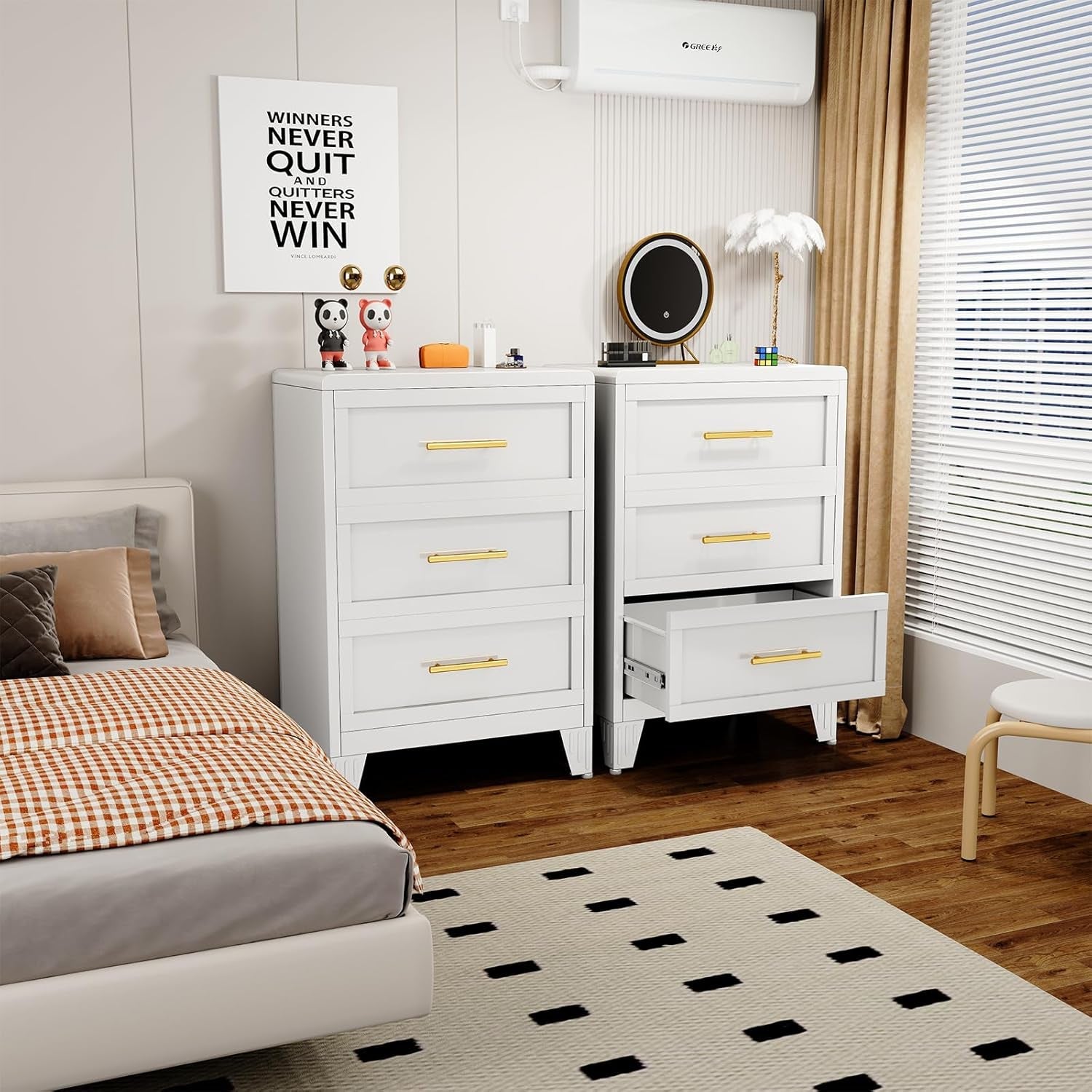 Metal Tall Dresser - Real Life Co