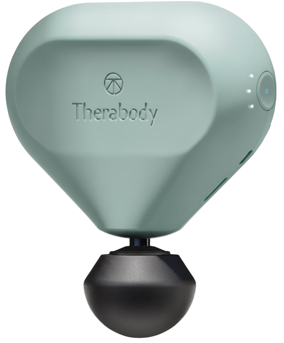 Mini (2Nd Generation) by Therabody - Handheld Electric Massage Gun - Compact Deep Tissue Treatment for Any Athlete on the Go - Portable Percussion Massager with Quietforce Technology (Green) - Real Life Co