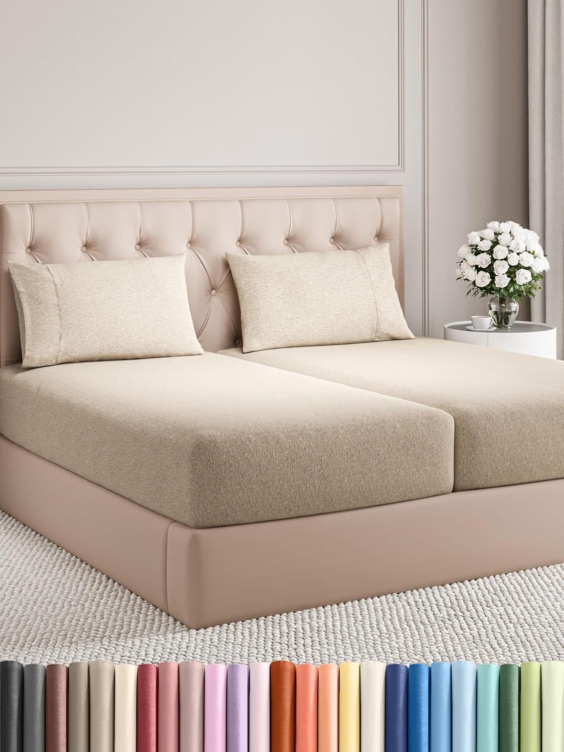 More than Basic Comfy Breathable & Cooling Bed Sheets Set - Real Life Co