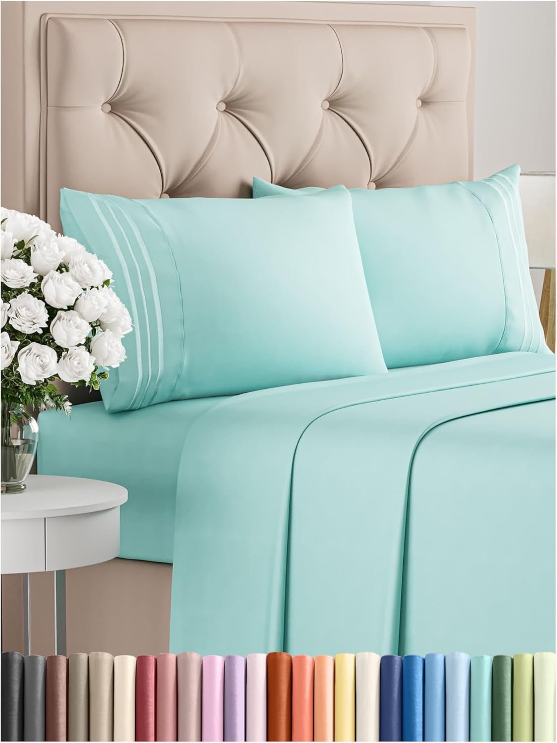 More than Basic Comfy Breathable & Cooling Bed Sheets Set - Real Life Co