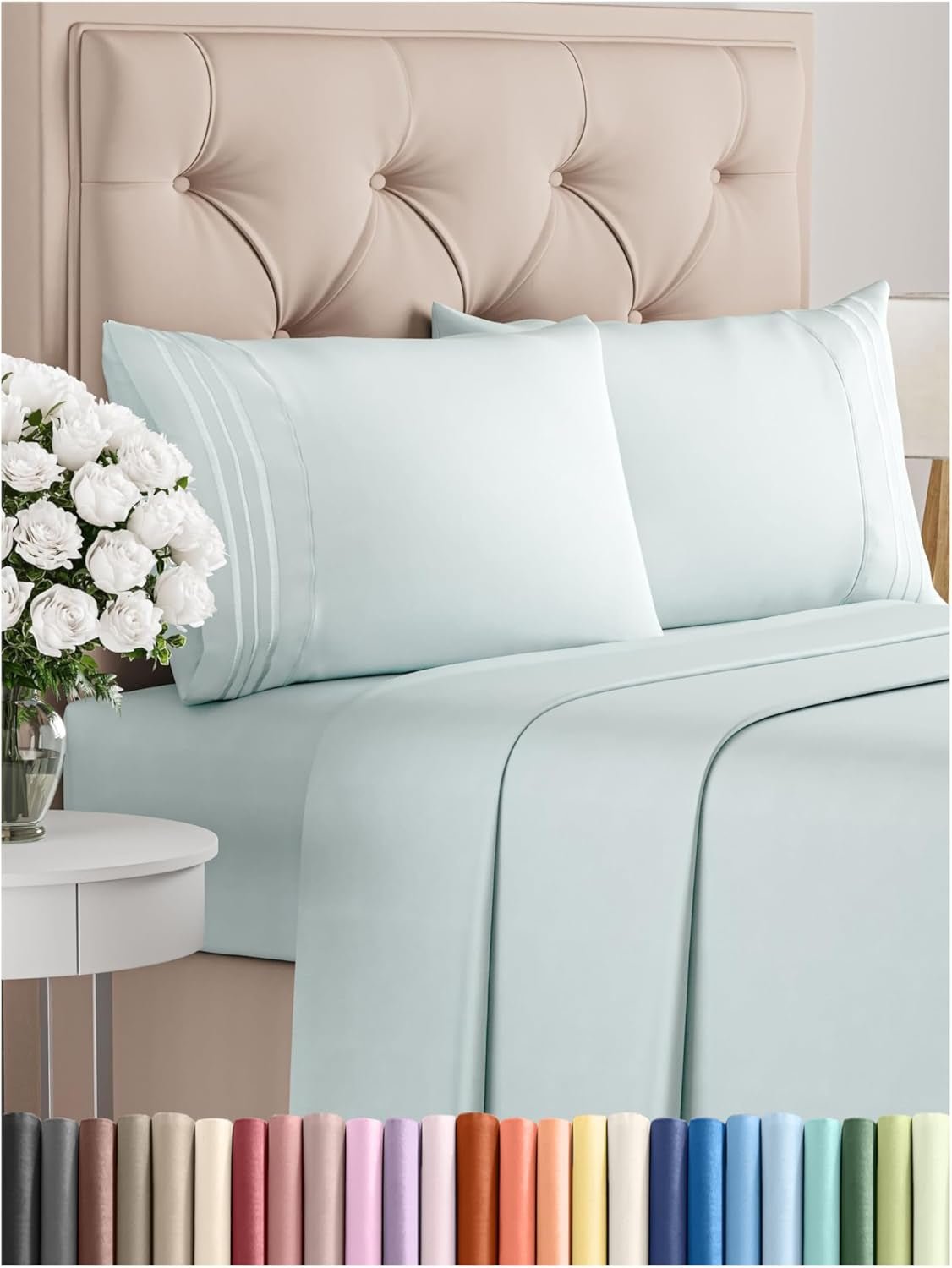 More than Basic Comfy Breathable & Cooling Bed Sheets Set - Real Life Co