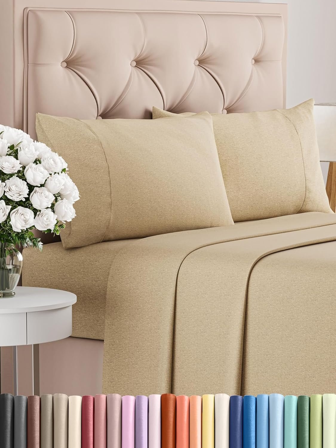 More than Basic Comfy Breathable & Cooling Bed Sheets Set - Real Life Co