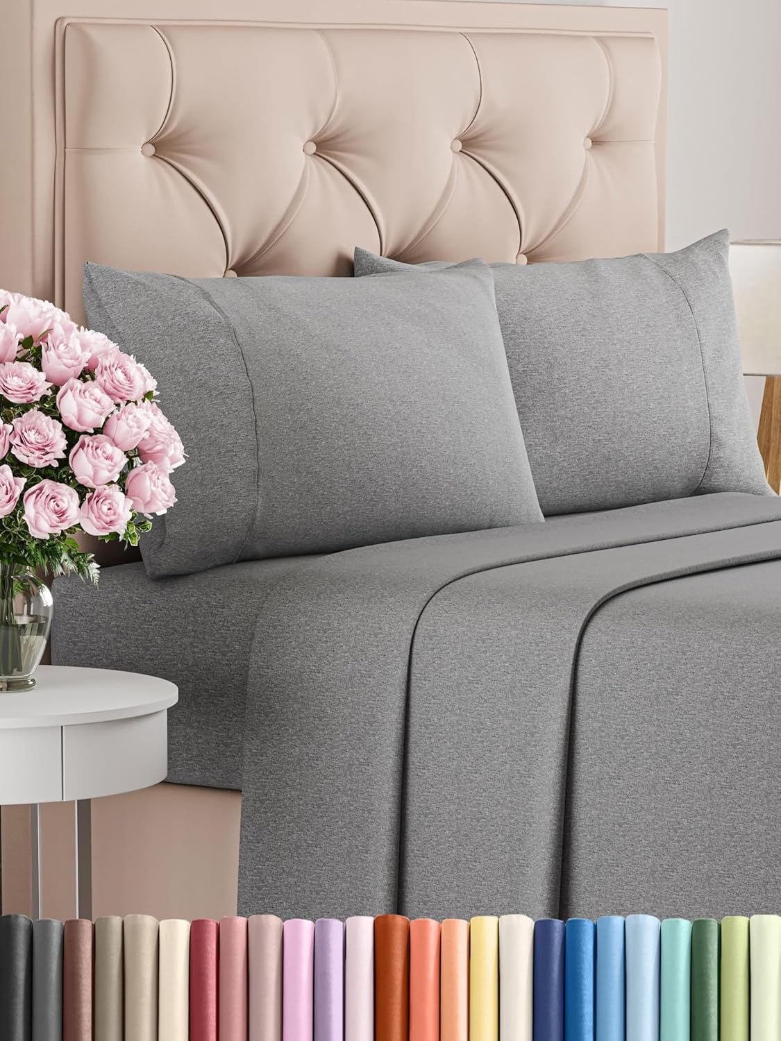 More than Basic Comfy Breathable & Cooling Bed Sheets Set - Real Life Co