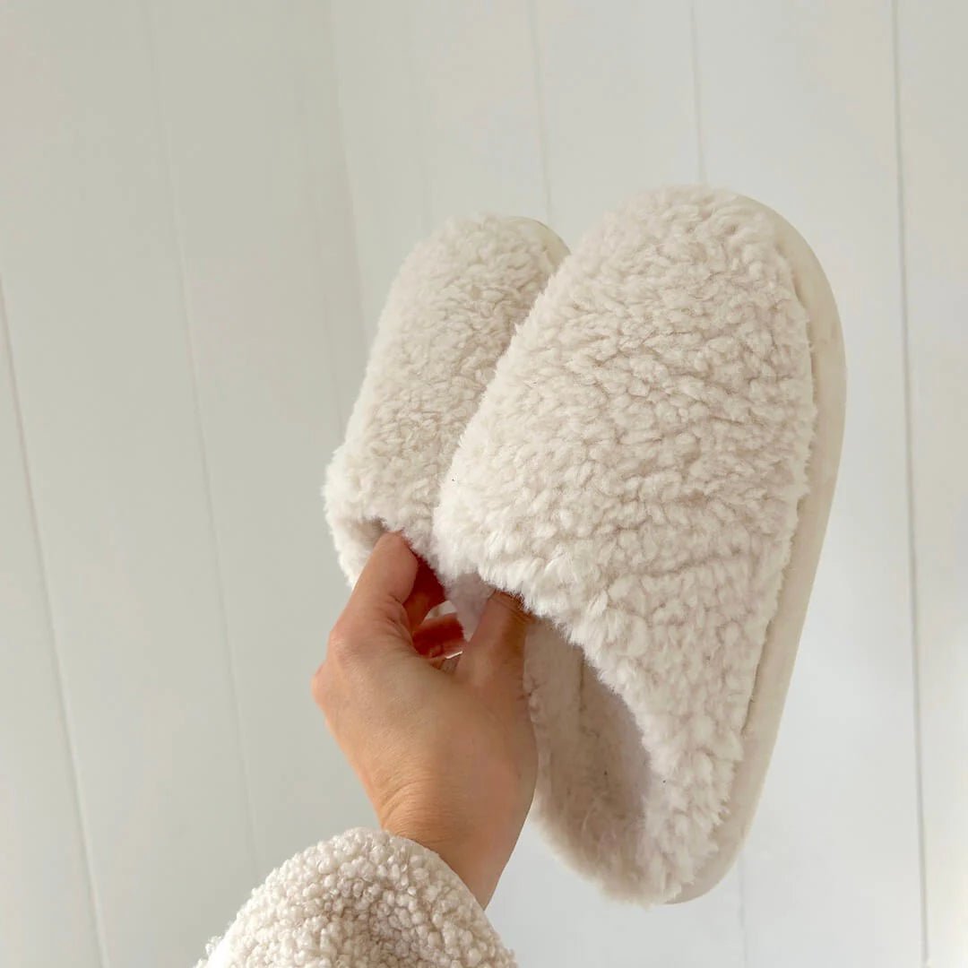 Nordic Plush Slippers - Real Life Co