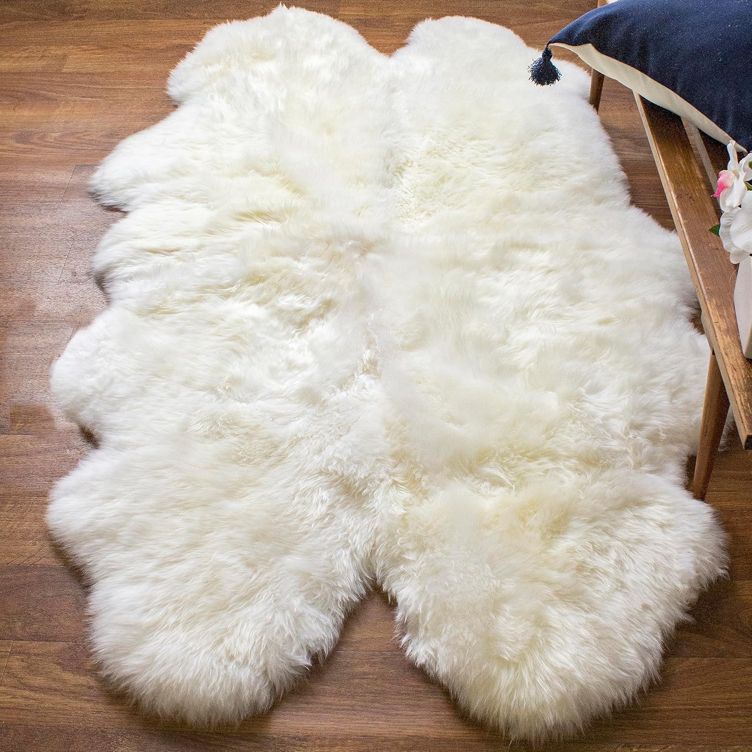 Premium Genuine Fur Sheepskin Rug - Real Life Co