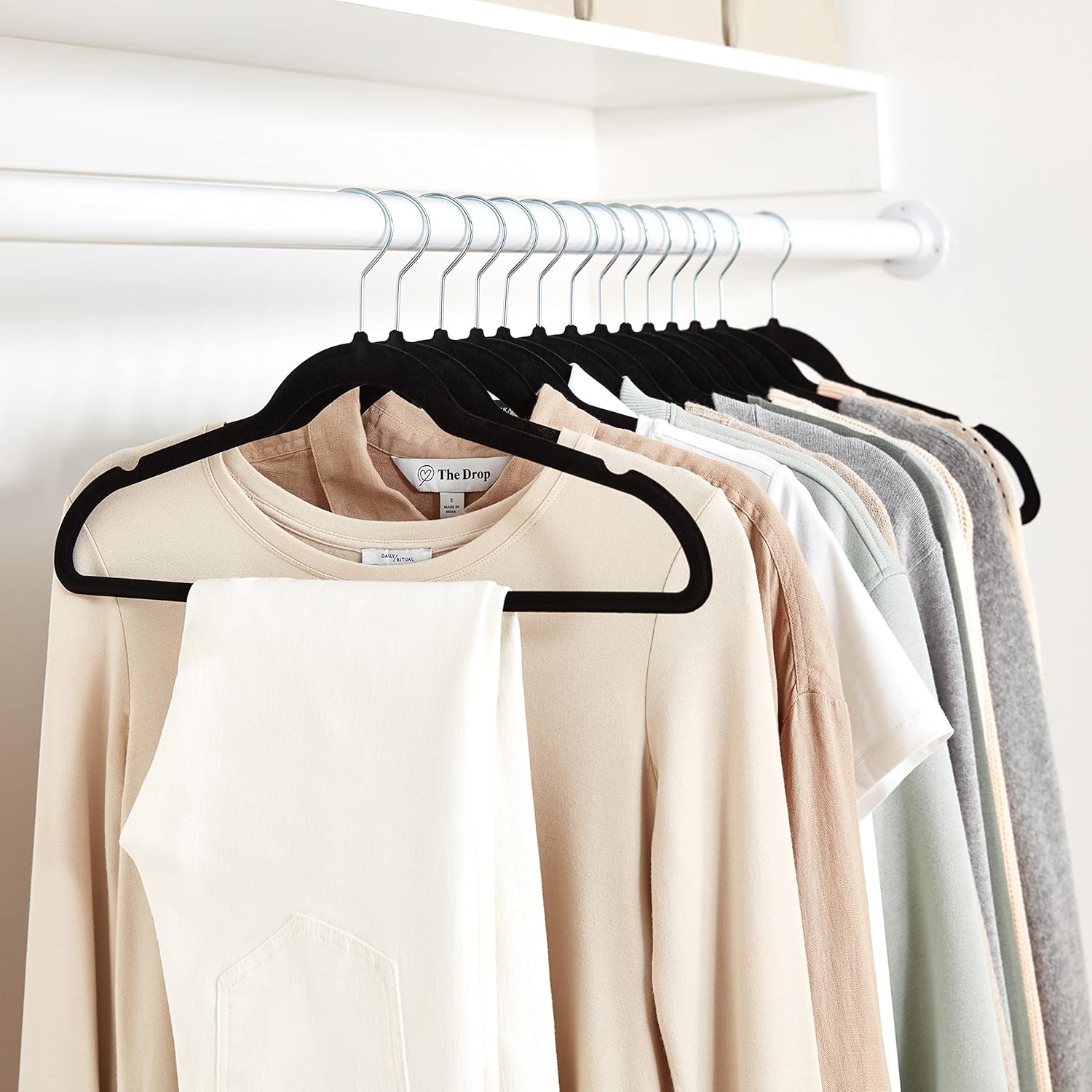 Slim Velvet, Non-Slip Clothes Hangers