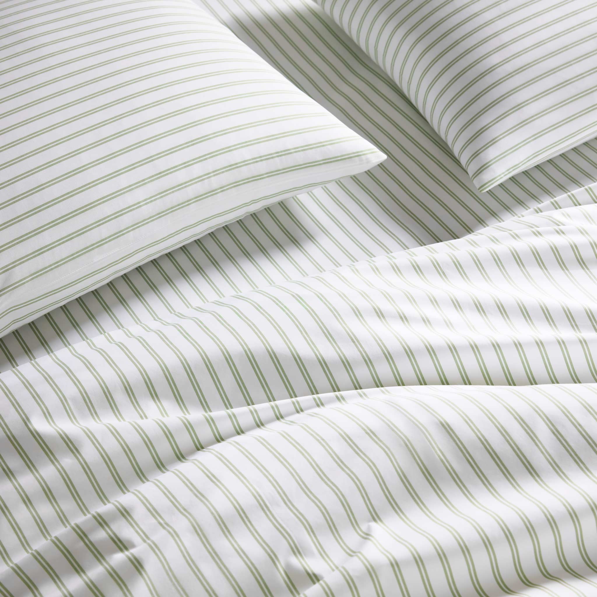 Stripes Classic Percale Sheet Set - Real Life Co