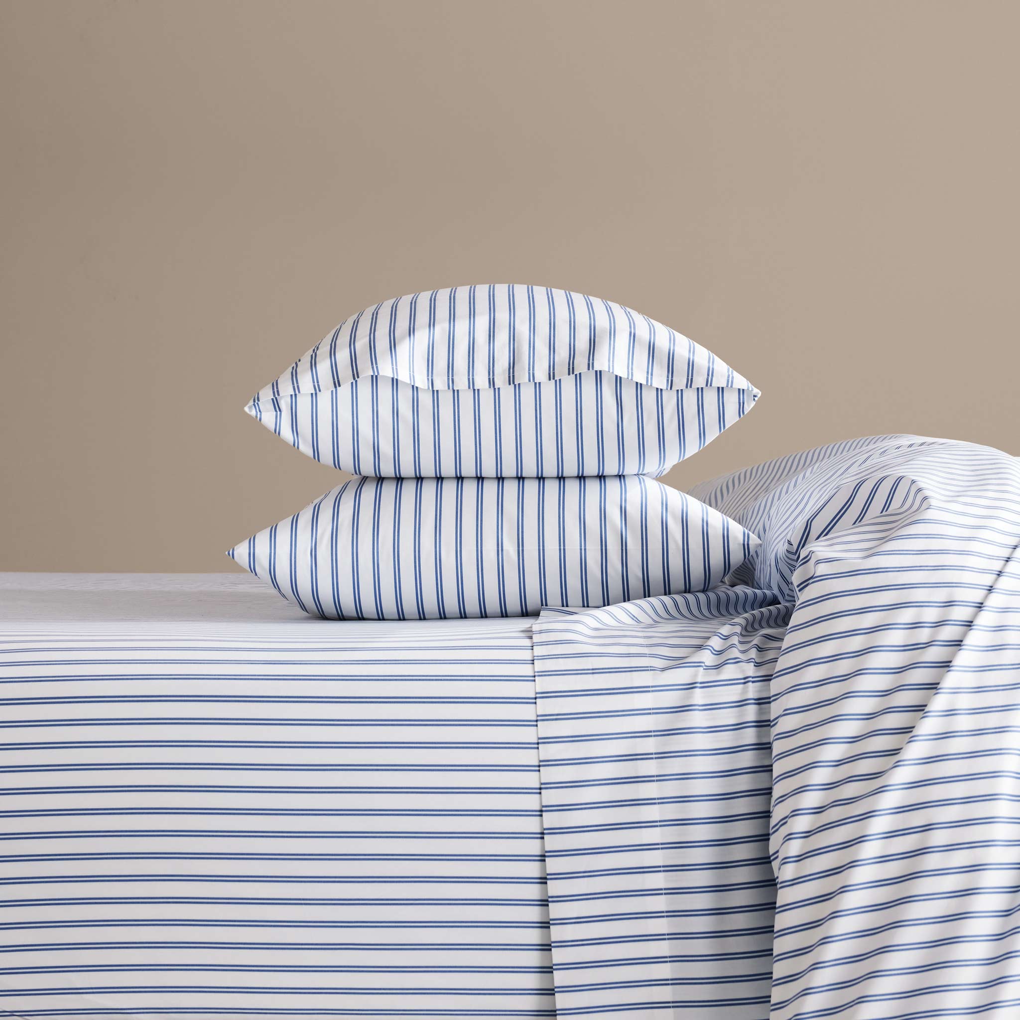 Stripes Classic Percale Sheet Set - Real Life Co