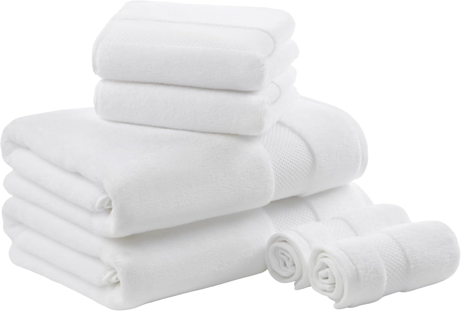 Turkish 100% Cotton 600Gsm Luxury Thick Soft Towel Set - Real Life Co