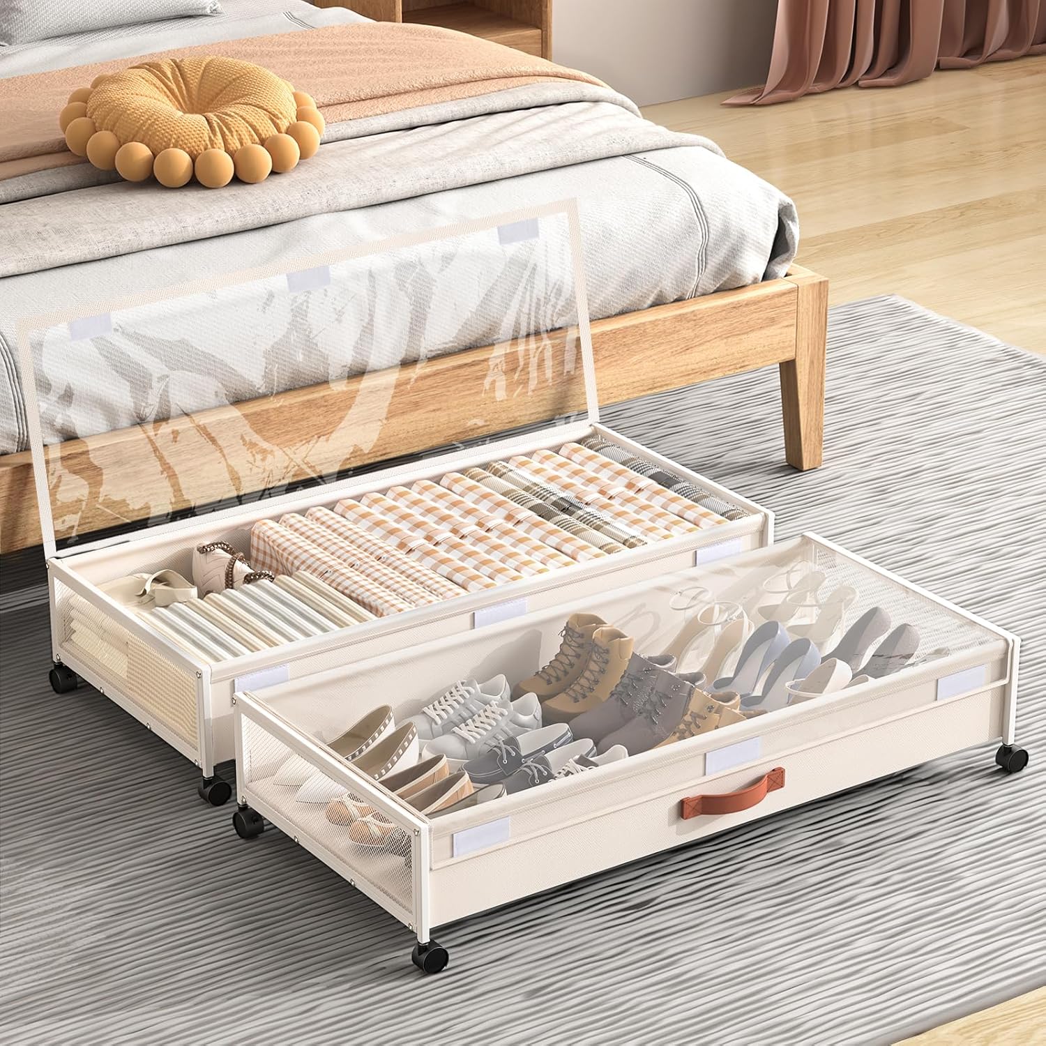 Under Bed Storage with Wheels - Real Life Co