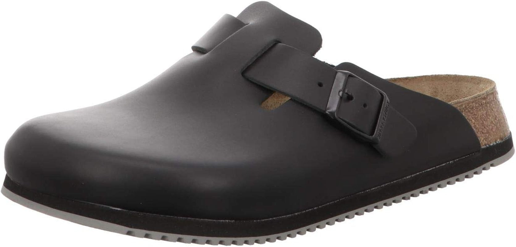 Unisex Adult Boston Super Grip Leather Clogs - Real Life Co.