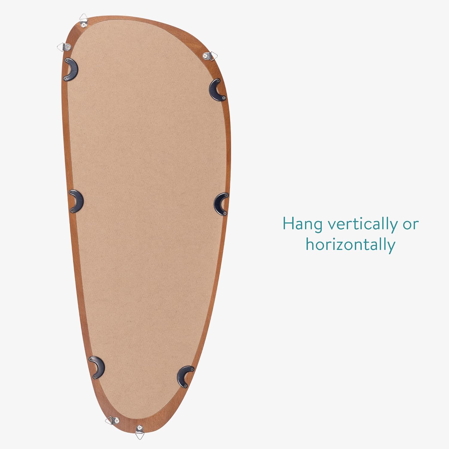 Wooden Asymmetrical Mirror - Real Life Co