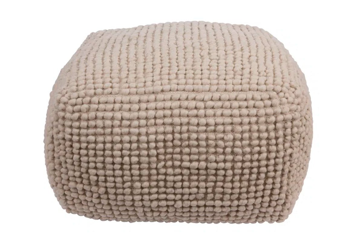 Wool and Cotton Pouf - Real Life Co