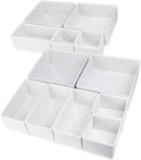 12 Pack Drawer Organizers mix and match sizes - Real Life Co