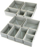 12 Pack Drawer Organizers mix and match sizes - Real Life Co