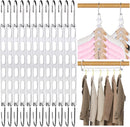 12 Pack Space Saving Hangers for Clothes - Real Life Co
