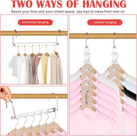 12 Pack Space Saving Hangers for Clothes - Real Life Co
