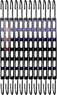 12 Pack Space Saving Hangers for Clothes - Real Life Co