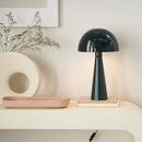 16" Blush Pink Metal Mushroom Lamp - Real Life Co