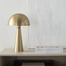 16" Blush Pink Metal Mushroom Lamp - Real Life Co