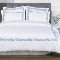 600 Thread Count Embroidered Duvet Set - Real Life Co
