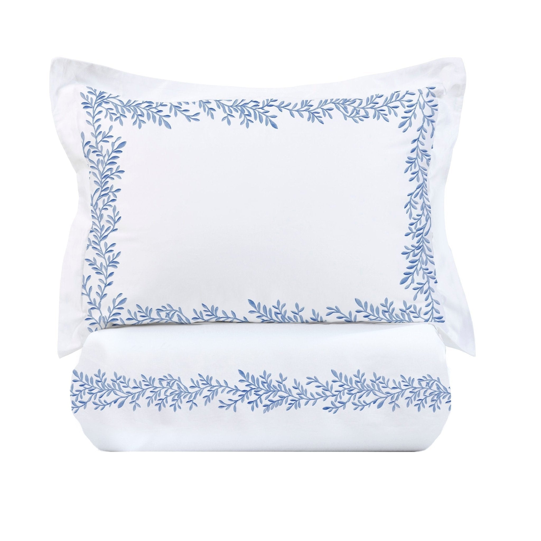 600 Thread Count Embroidered Duvet Set - Real Life Co