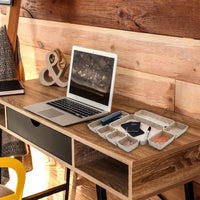 8 - Piece Nordic Beige Desk Drawer Organizer - Real Life Co