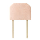 Mo' Bunny Love College Headboard with Legs - Plush Chunky Mustard