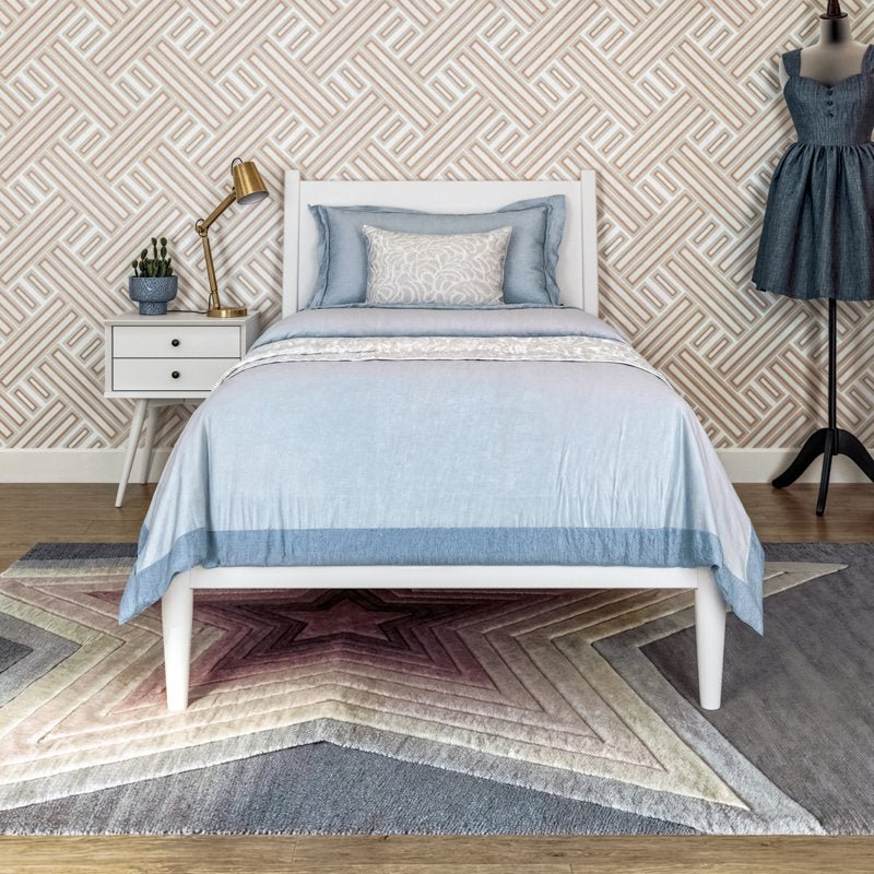 Ashlie Solid Wood Platform Bed