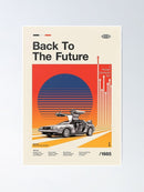 Back to the Future Vintage Movie Poster - Real Life Co