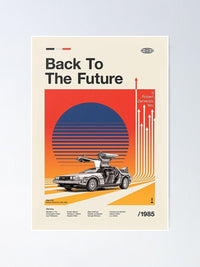Back to the Future Vintage Movie Poster - Real Life Co