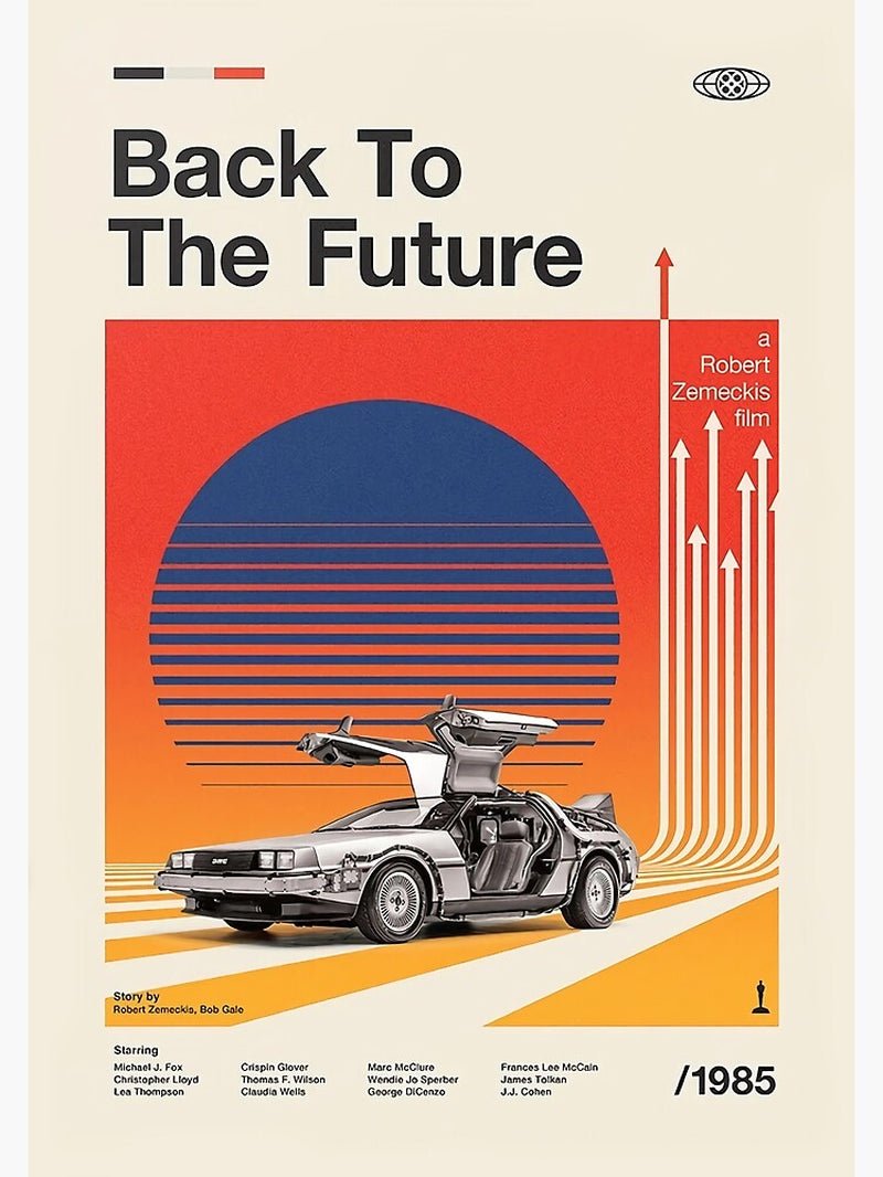 Back to the Future Vintage Movie Poster