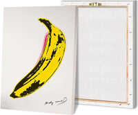 Banana Poster Pop Art Andy Warhol Style Print Poster Graffiti Wall Art Posters and Prints Canvas Paintings Wall Art Wall Decor Cuadros (Unframed/Framed) (8X10Inch,2 - Framed) - Real Life Co