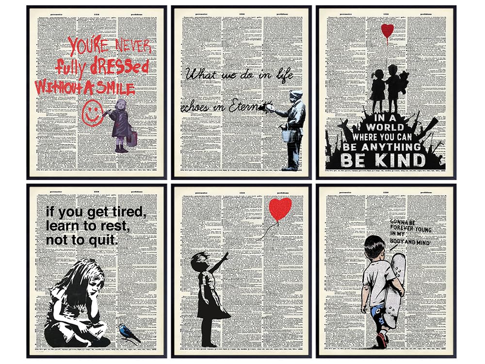 Banksy Wall Art Set